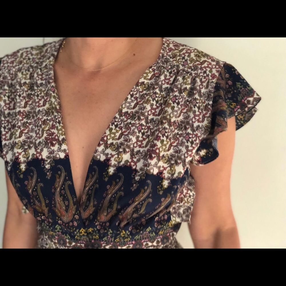 MISA Los Angeles Carolina Wrap Dress